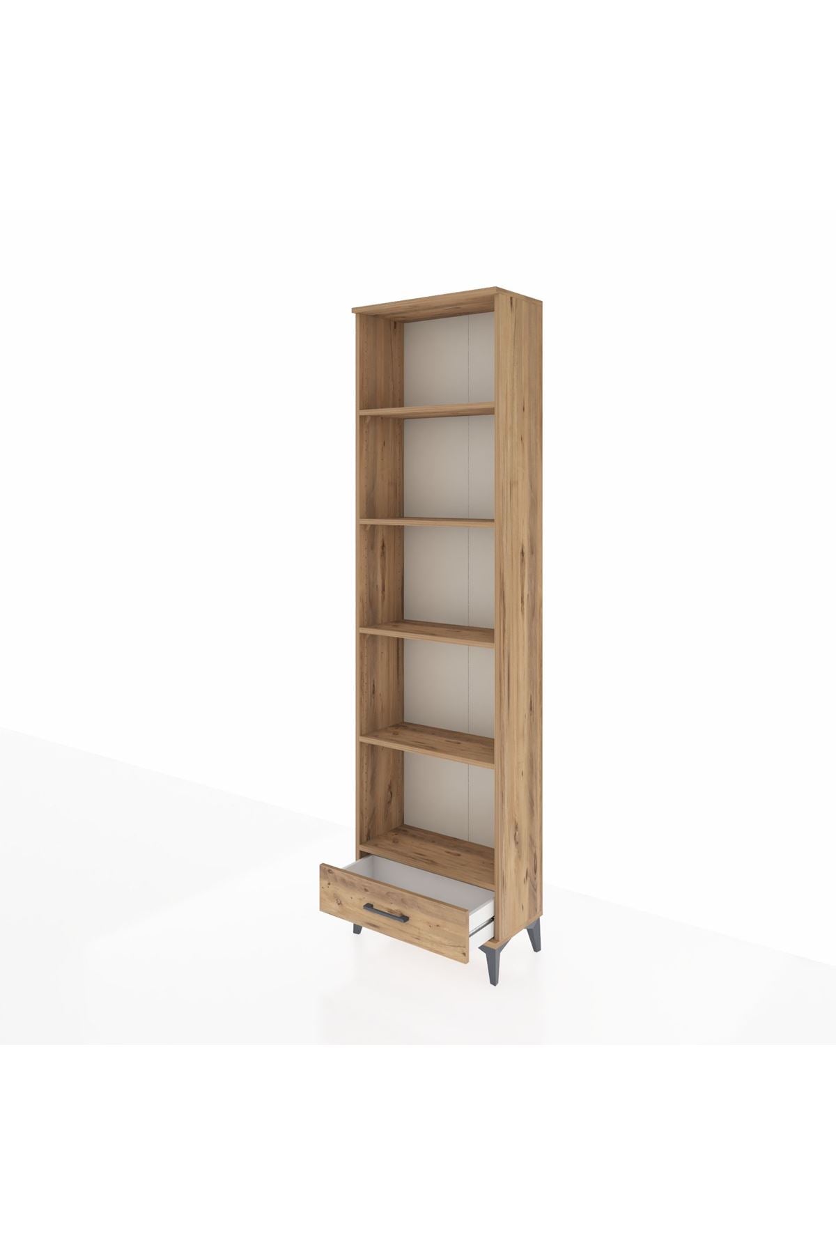Arges Dolap 5 Raflı Tek Çekmeceli 60x30x221 - S29M006V9A