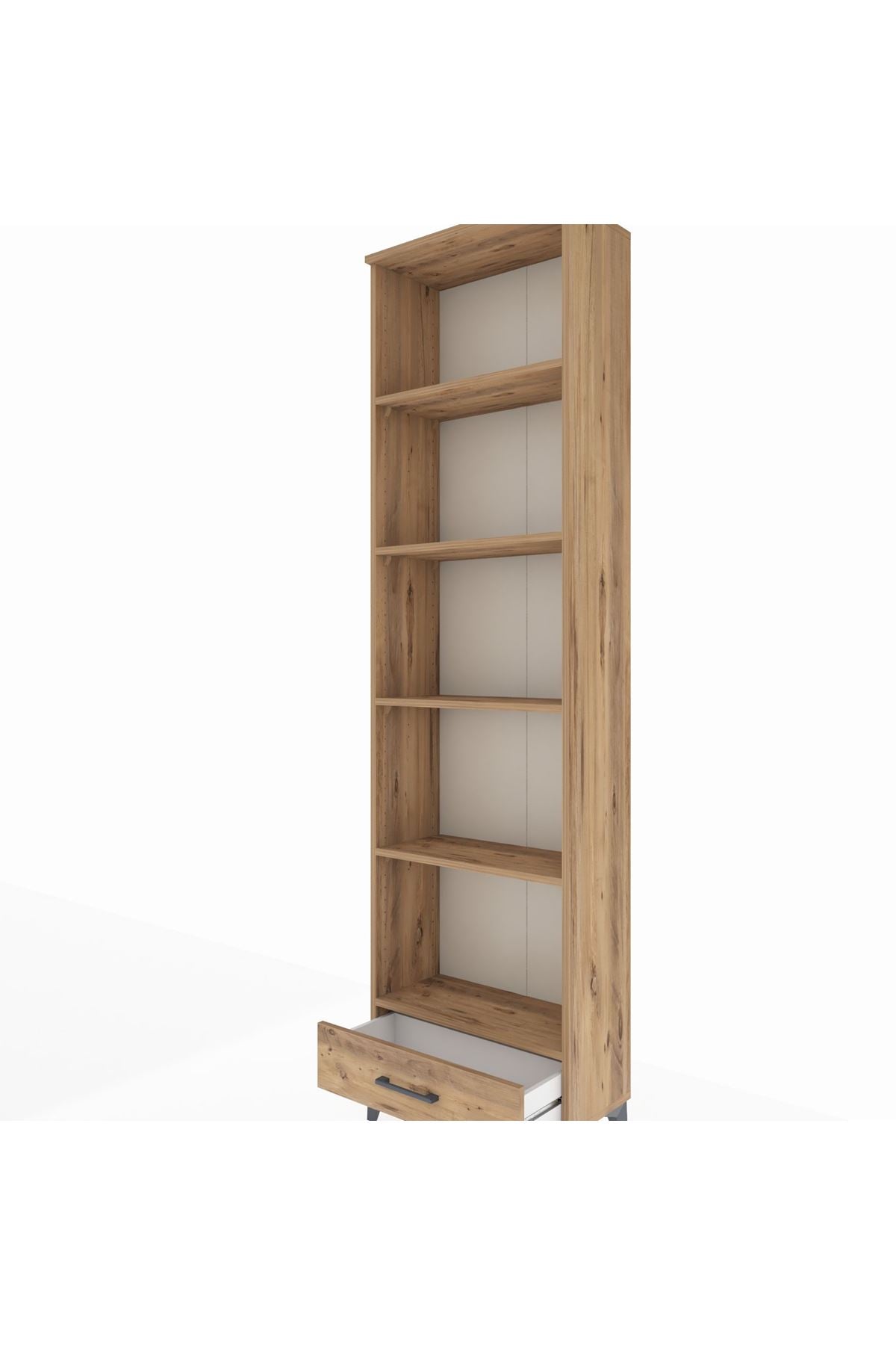 Arges Dolap 5 Raflı Tek Çekmeceli 60x30x221 - S29M006V9A