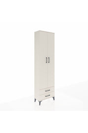 Arges Dolap 3 Raflı 2 Çekmeceli Tek Askılı 60x30x221 - S29M007V1A