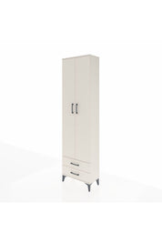 Arges Dolap 3 Raflı 2 Çekmeceli Tek Askılı 60x30x221 - S29M007V1A