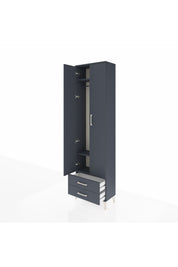 Arges Dolap 3 Raflı 2 Çekmeceli Tek Askılı 60x30x221 - S29M007V5A