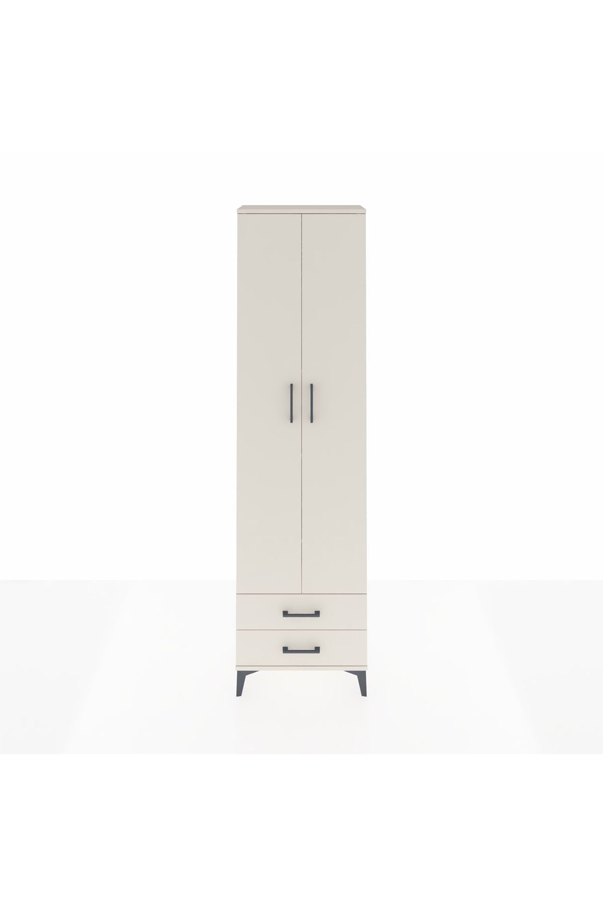 Arges Dolap 5 Raflı 2 Çekmeceli 2 Kapaklı 60x30x221 - S29M008V1A
