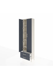 Arges Dolap 5 Raflı 2 Çekmeceli 2 Kapaklı 60x30x221 - S29M008V2A