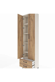 Arges Dolap 5 Raflı 2 Çekmeceli 2 Kapaklı 60x30x221 - S29M008V3A