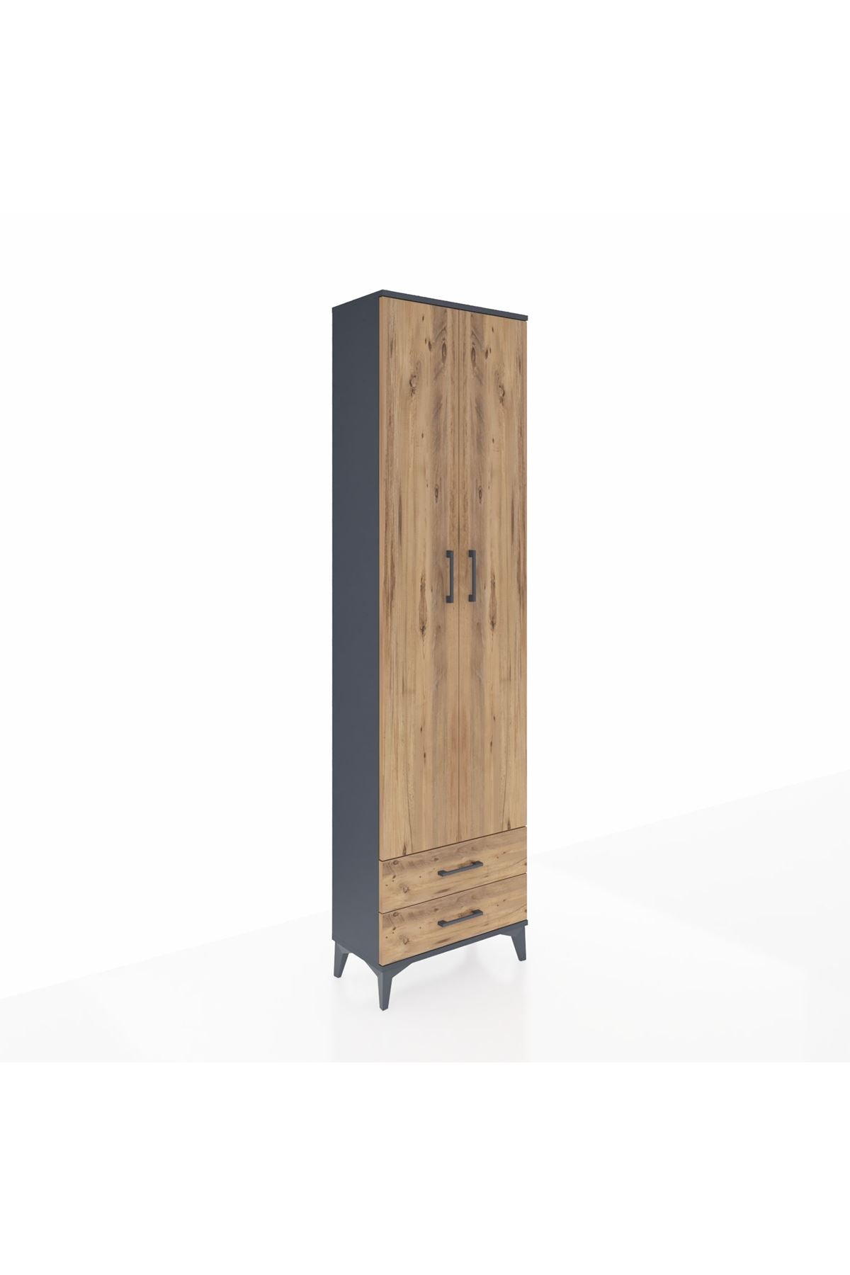 Arges Dolap 5 Raflı 2 Çekmeceli 2 Kapaklı 60x30x221 - S29M008V6A