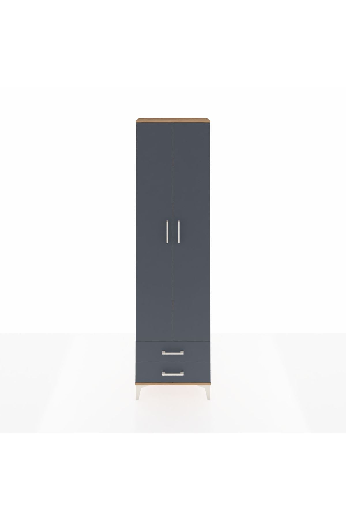 Arges Dolap 5 Raflı 2 Çekmeceli 2 Kapaklı 60x30x221 - S29M008V8A