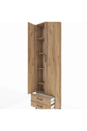 Arges Dolap 5 Raflı 2 Çekmeceli 2 Kapaklı 60x30x221 - S29M008V9A