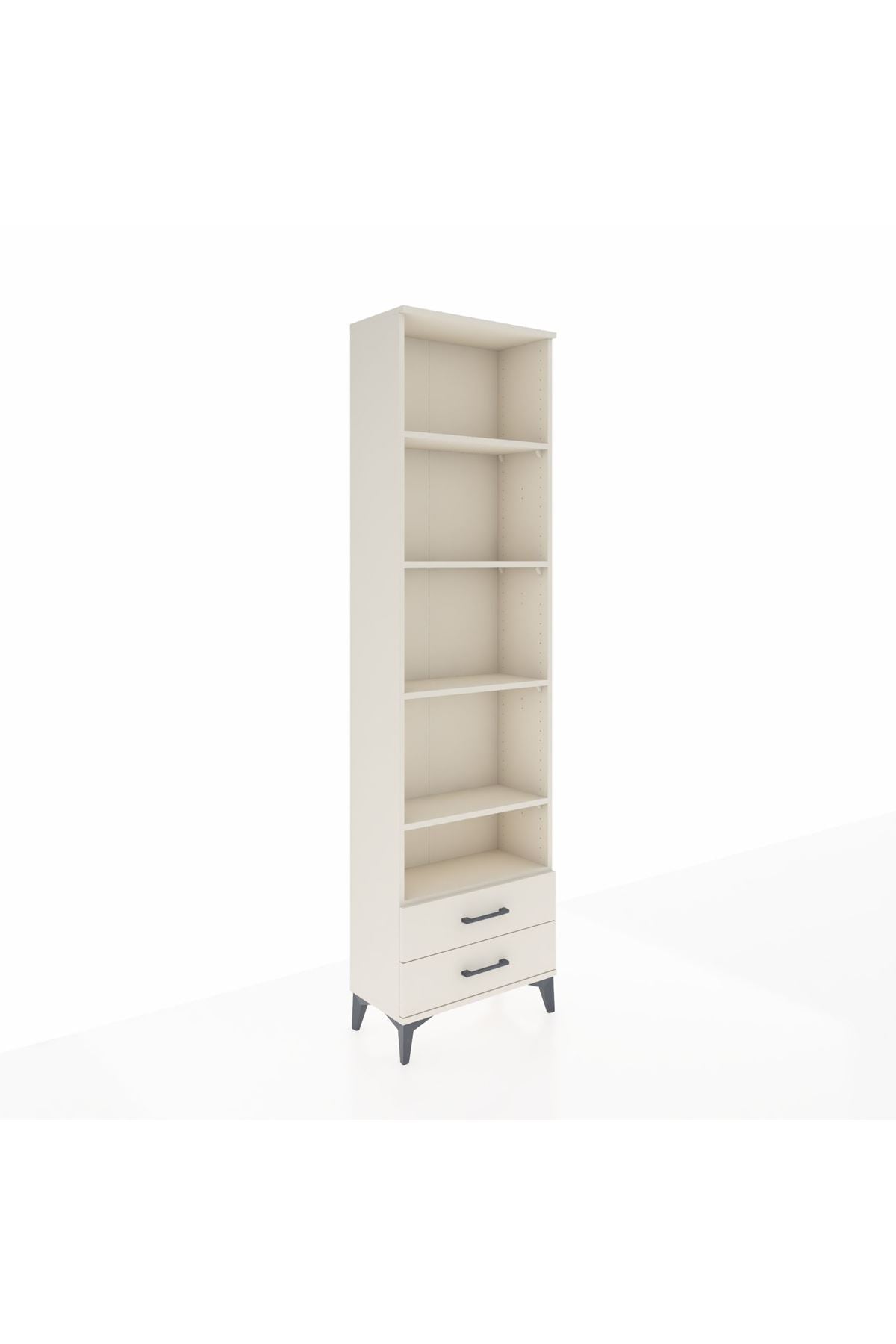 Arges Dolap 5 Raflı 2 Çekmeceli 60x30x221 - S29M009V1A