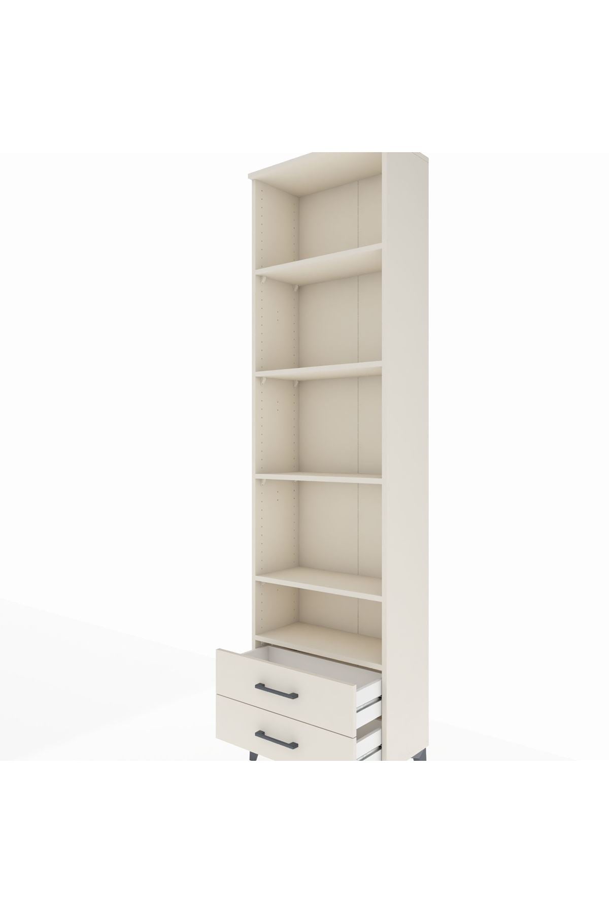 Arges Dolap 5 Raflı 2 Çekmeceli 60x30x221 - S29M009V1A