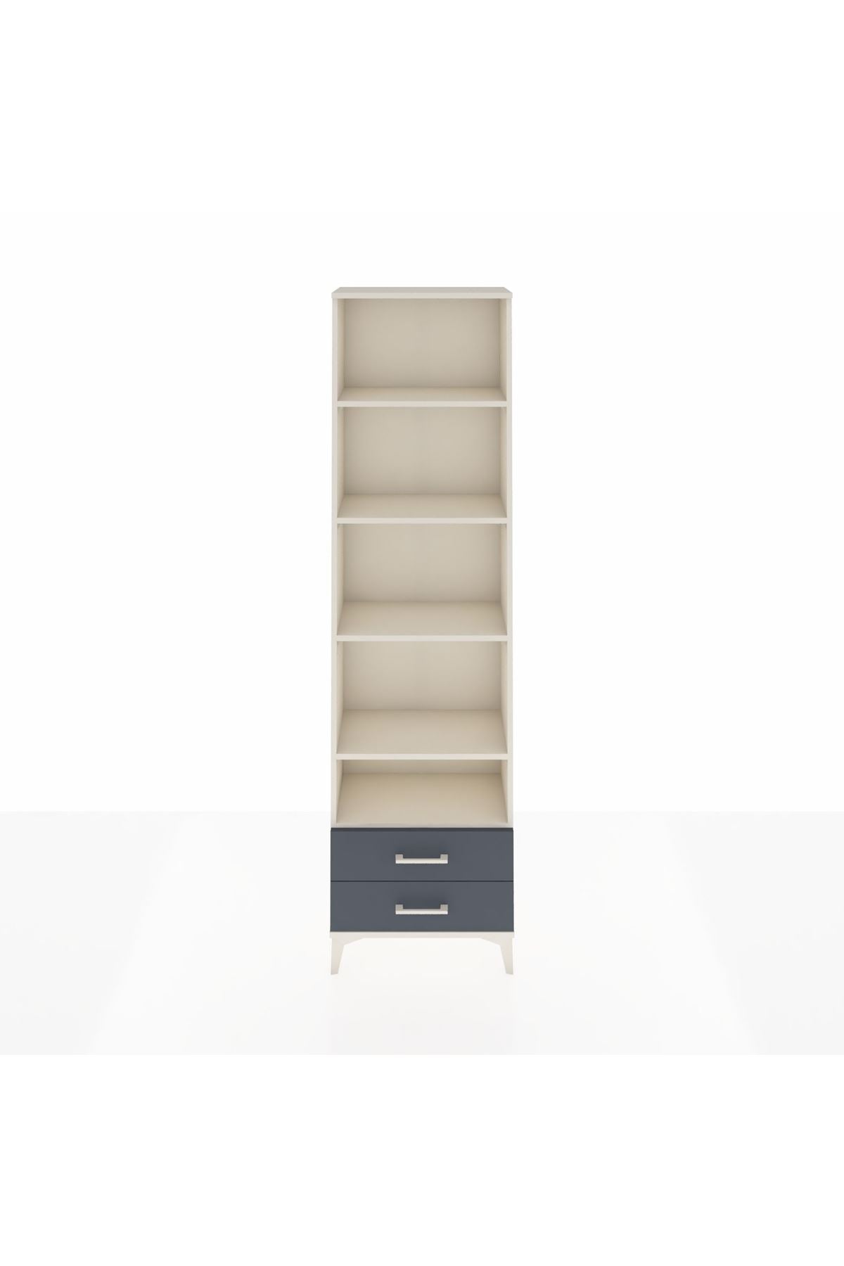 Arges Dolap 5 Raflı 2 Çekmeceli 60x30x221 - S29M009V2A