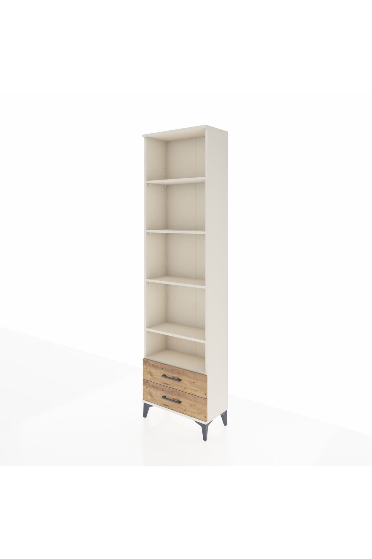 Arges Dolap 5 Raflı 2 Çekmeceli 60x30x221 - S29M009V3A