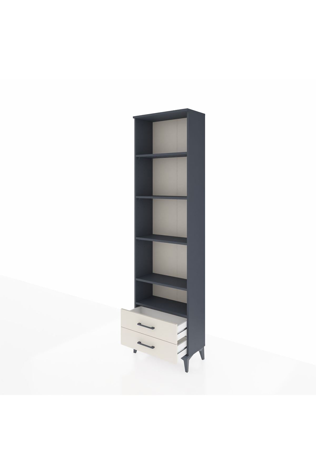 Arges Dolap 5 Raflı 2 Çekmeceli 60x30x221 - S29M009V4A