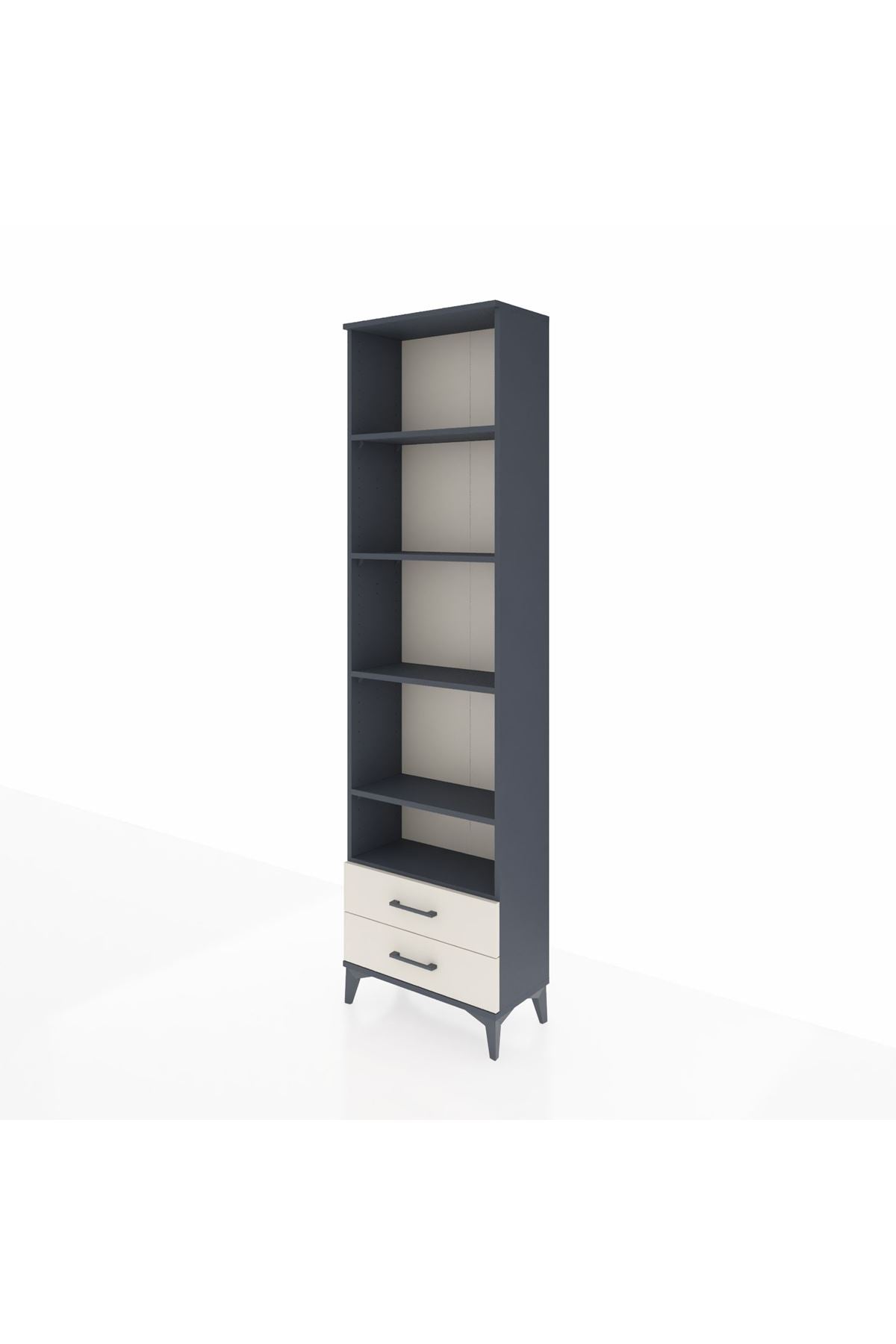 Arges Dolap 5 Raflı 2 Çekmeceli 60x30x221 - S29M009V4A