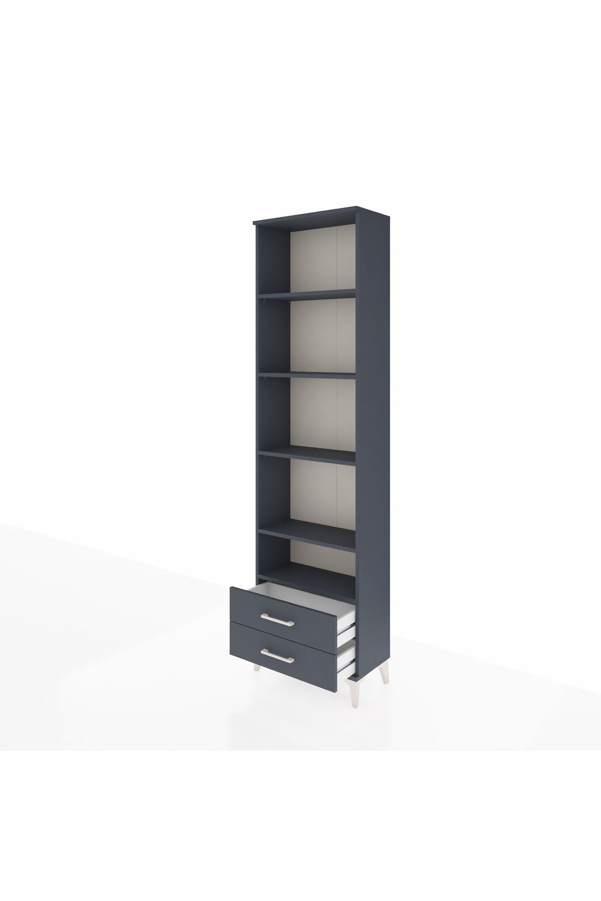 Arges Dolap 5 Raflı 2 Çekmeceli 60x30x221 - S29M009V5A