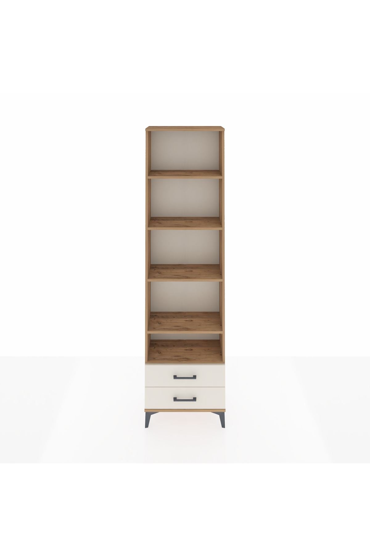 Arges Dolap 5 Raflı 2 Çekmeceli 60x30x221 - S29M009V7A