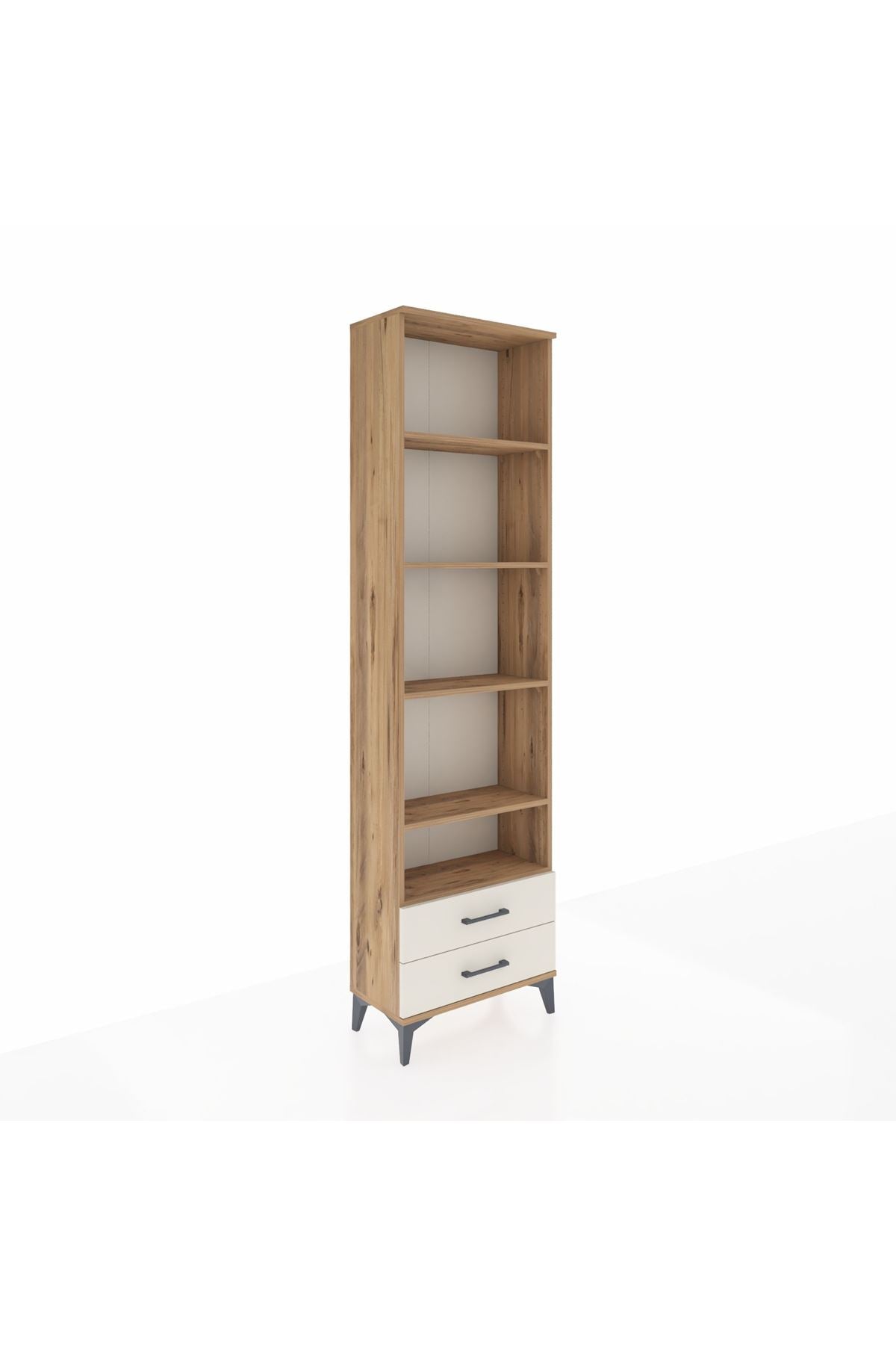 Arges Dolap 5 Raflı 2 Çekmeceli 60x30x221 - S29M009V7A