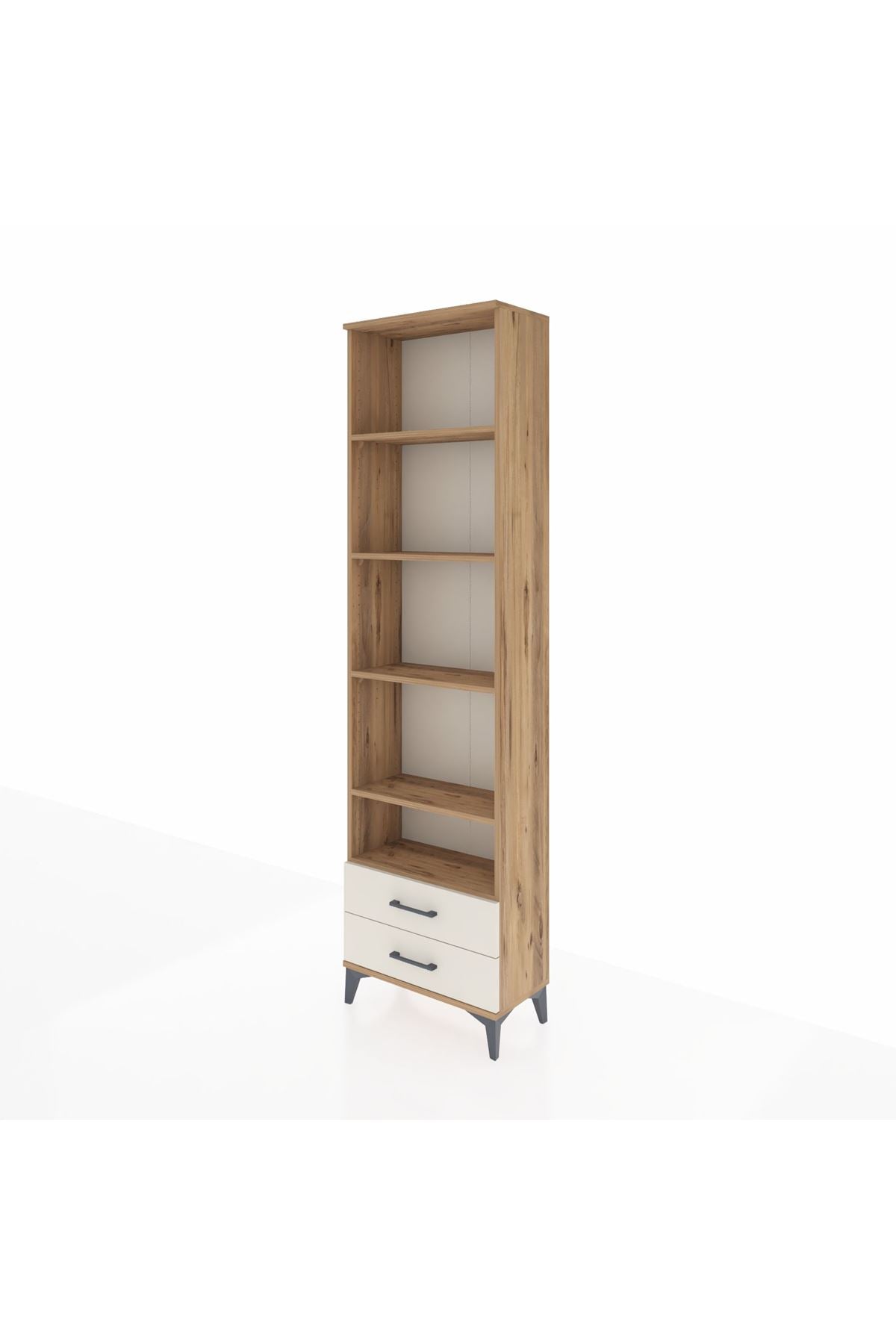 Arges Dolap 5 Raflı 2 Çekmeceli 60x30x221 - S29M009V7A