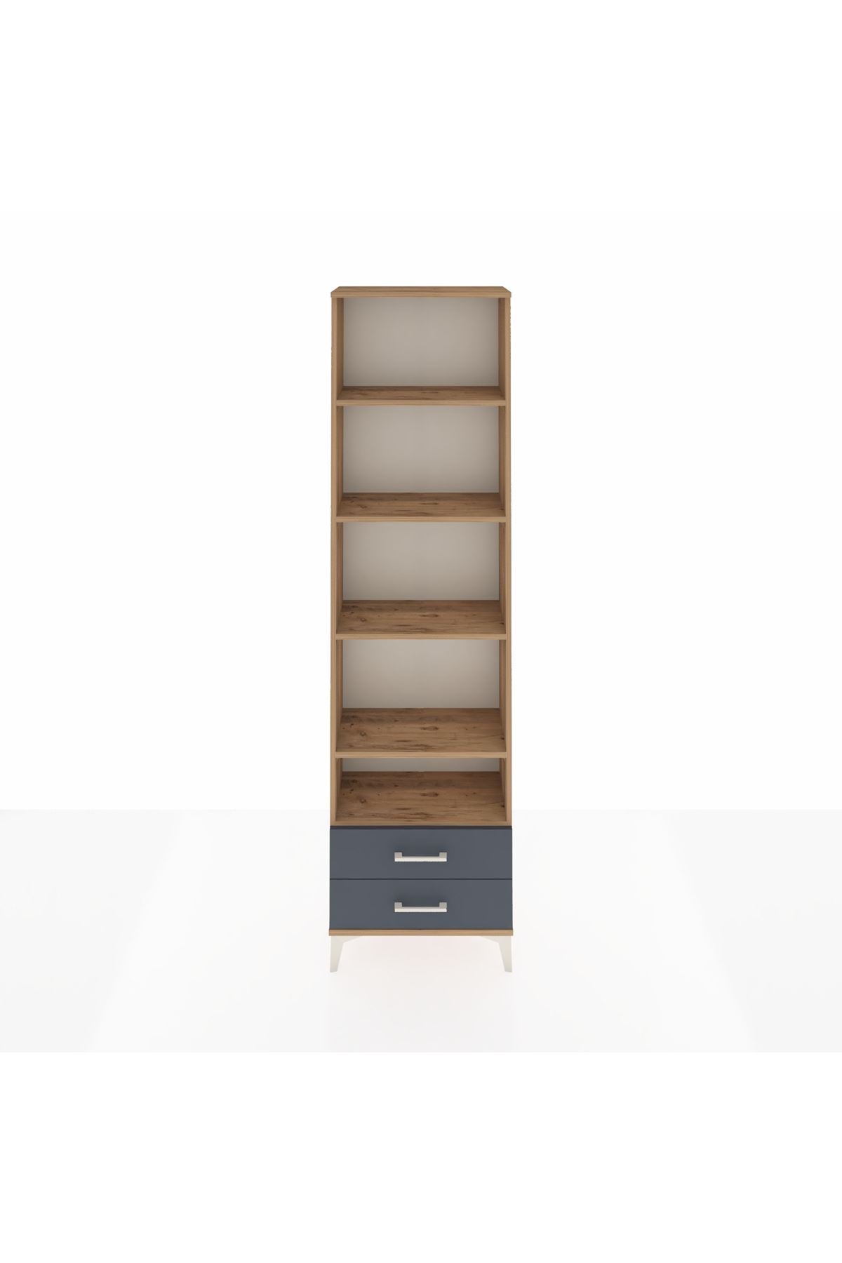 Arges Dolap 5 Raflı 2 Çekmeceli 60x30x221 - S29M009V8A