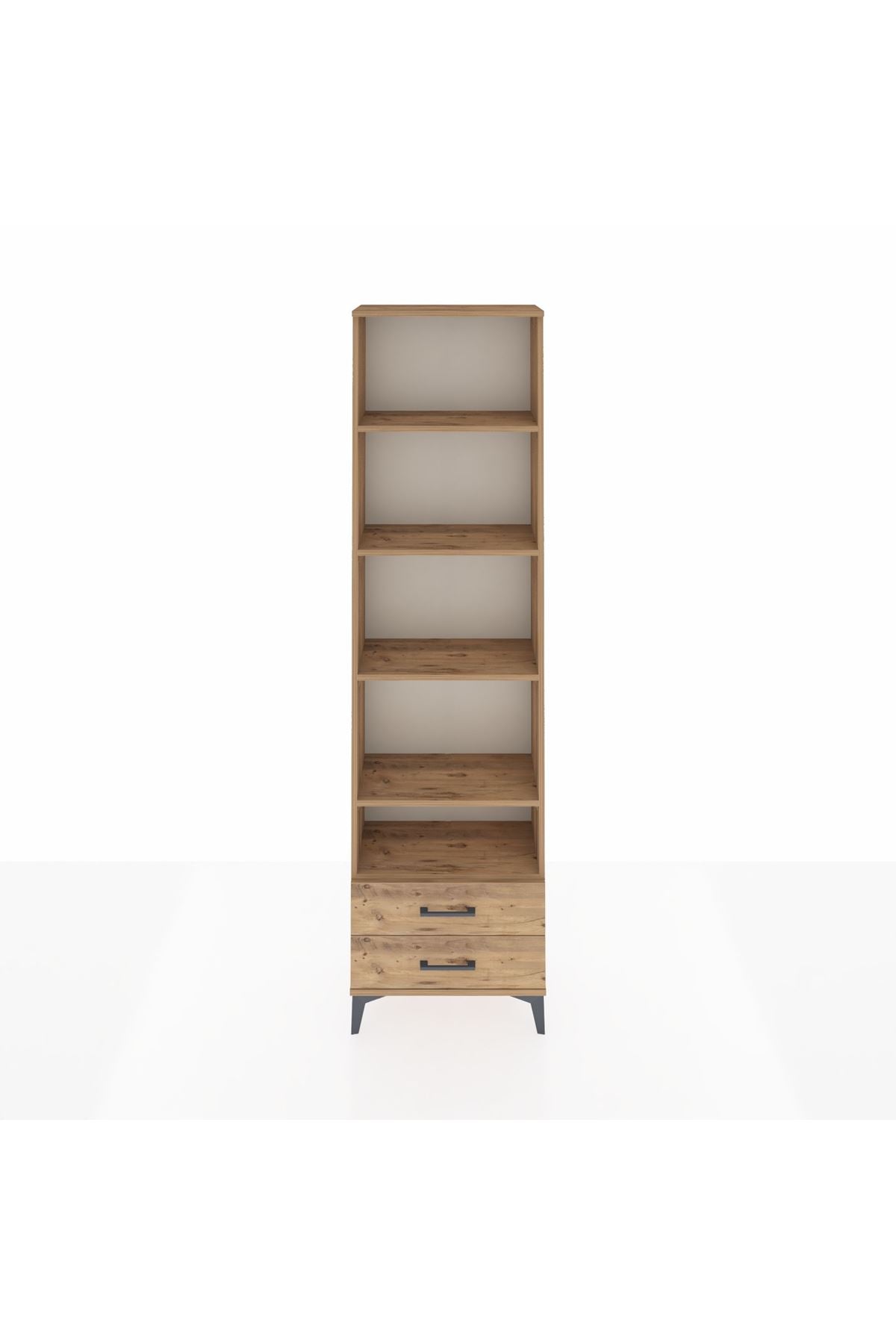 Arges Dolap 5 Raflı 2 Çekmeceli 60x30x221 - S29M009V9A