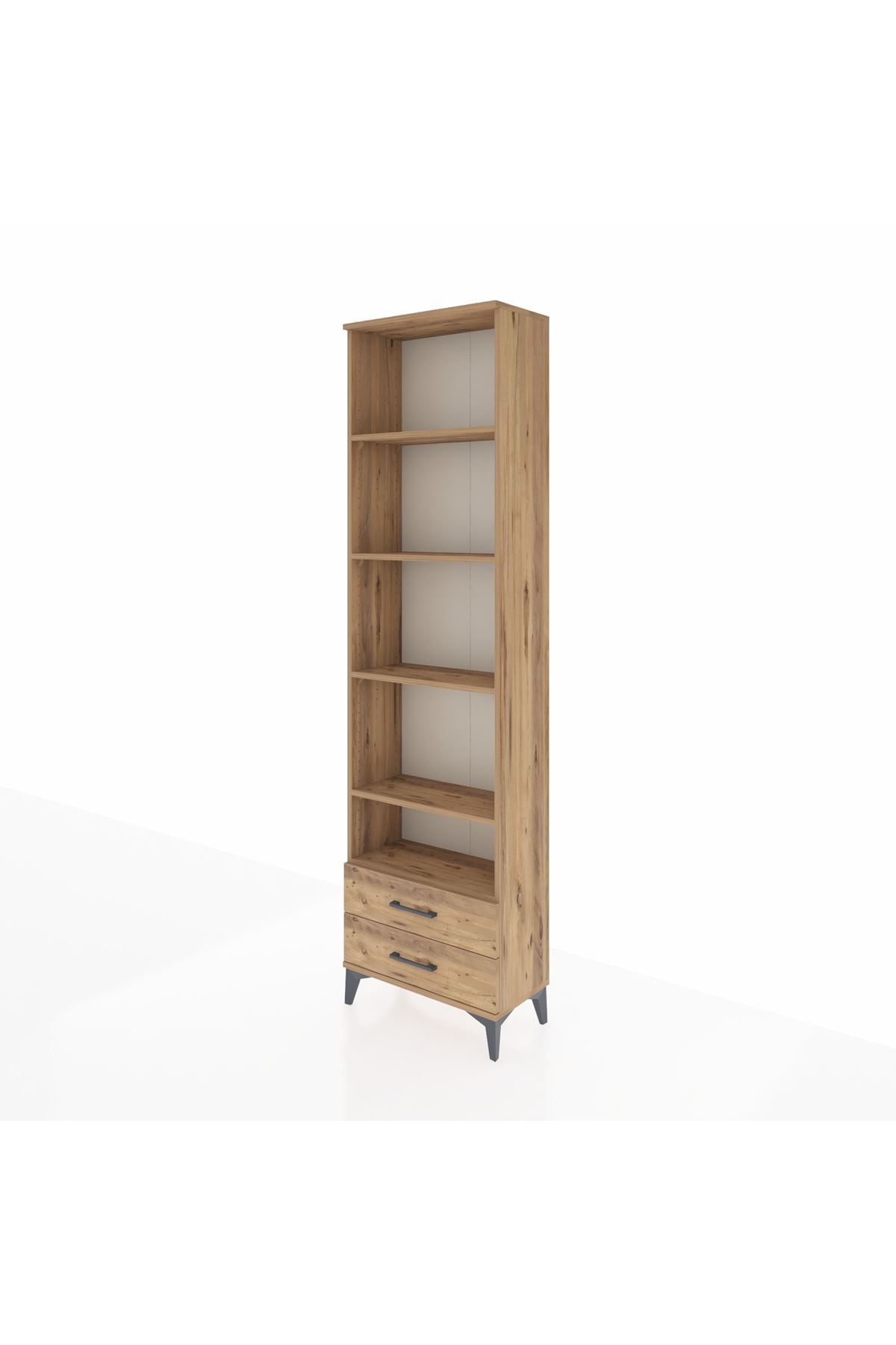 Arges Dolap 5 Raflı 2 Çekmeceli 60x30x221 - S29M009V9A