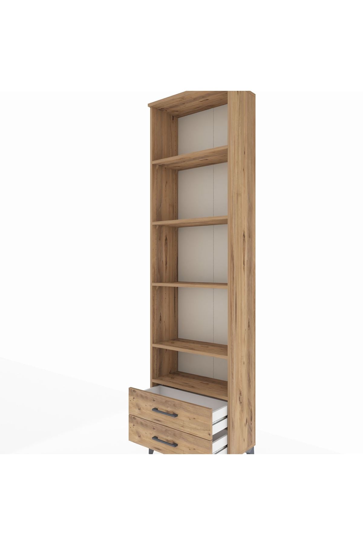 Arges Dolap 5 Raflı 2 Çekmeceli 60x30x221 - S29M009V9A
