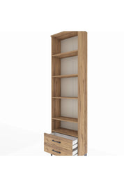 Arges Dolap 5 Raflı 2 Çekmeceli 60x30x221 - S29M009V9A