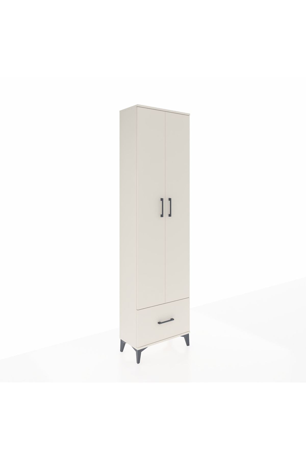 Arges Dolap 3 Raflı Tek Çekmeceli Tek Askılı 60x30x221 - S29M010V1A