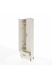 Arges Dolap 3 Raflı Tek Çekmeceli Tek Askılı 60x30x221 - S29M010V1A