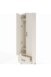 Arges Dolap 3 Raflı Tek Çekmeceli Tek Askılı 60x30x221 - S29M010V1A
