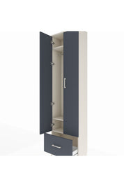Arges Dolap 3 Raflı Tek Çekmeceli Tek Askılı 60x30x221 - S29M010V2A