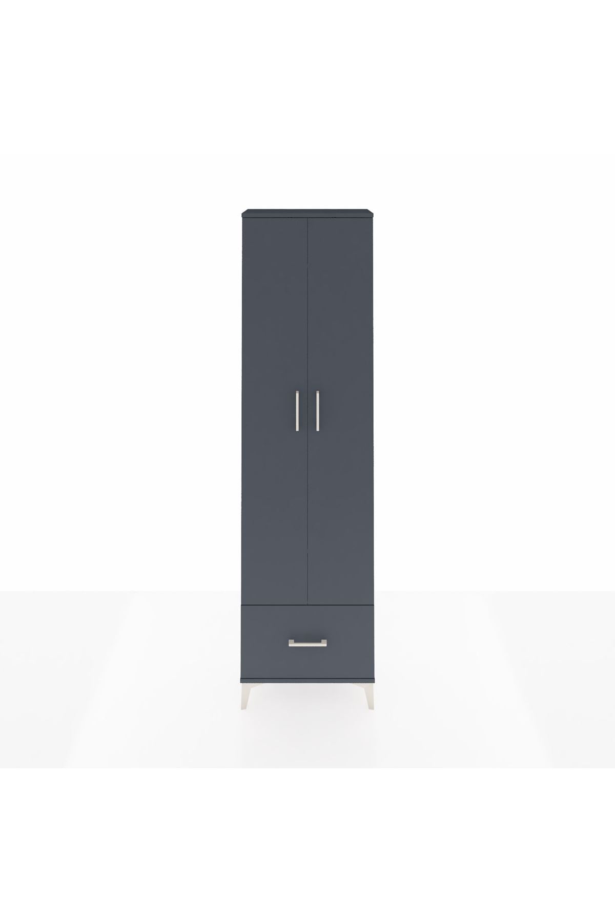 Arges Dolap 3 Raflı Tek Çekmeceli Tek Askılı 60x30x221 - S29M010V5A