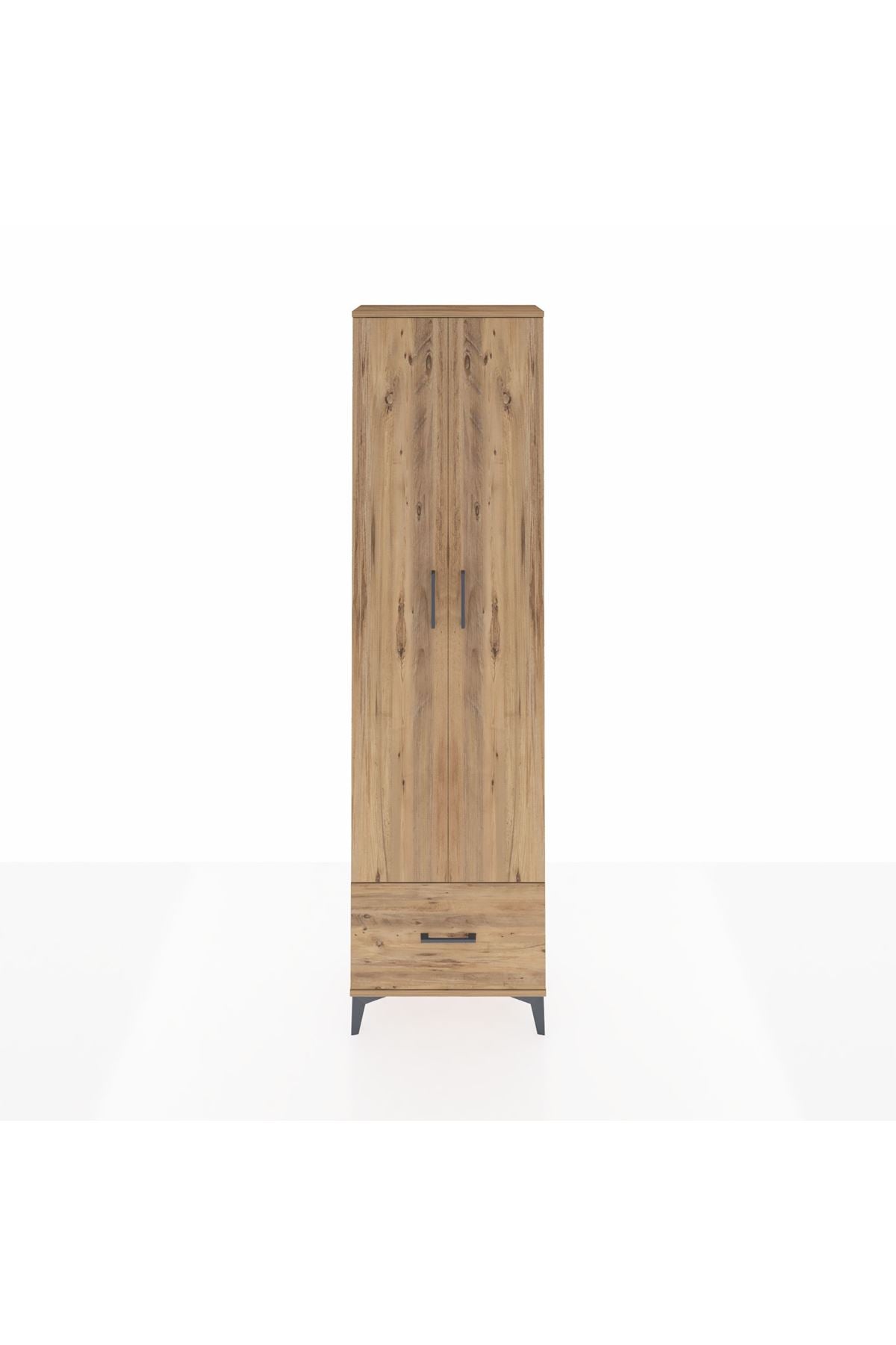 Arges Dolap 3 Raflı Tek Çekmeceli Tek Askılı 60x30x221 - S29M010V9A