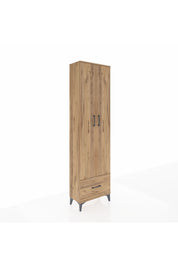 Arges Dolap 3 Raflı Tek Çekmeceli Tek Askılı 60x30x221 - S29M010V9A