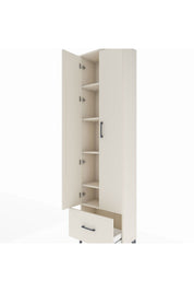 Arges Dolap 5 Raflı Tek Çekmeceli 2 Kapaklı 60x30x221 - S29M011V1A