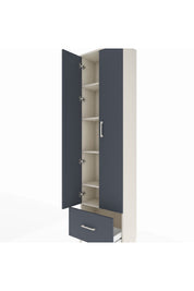 Arges Dolap 5 Raflı Tek Çekmeceli 2 Kapaklı 60x30x221 - S29M011V2A