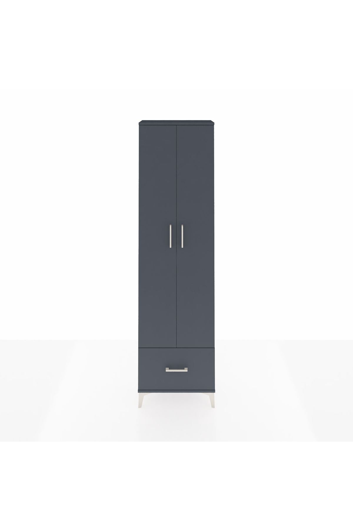 Arges Dolap 5 Raflı Tek Çekmeceli 2 Kapaklı 60x30x221 - S29M011V5A