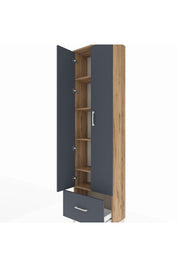 Arges Dolap 5 Raflı Tek Çekmeceli 2 Kapaklı 60x30x221 - S29M011V8A