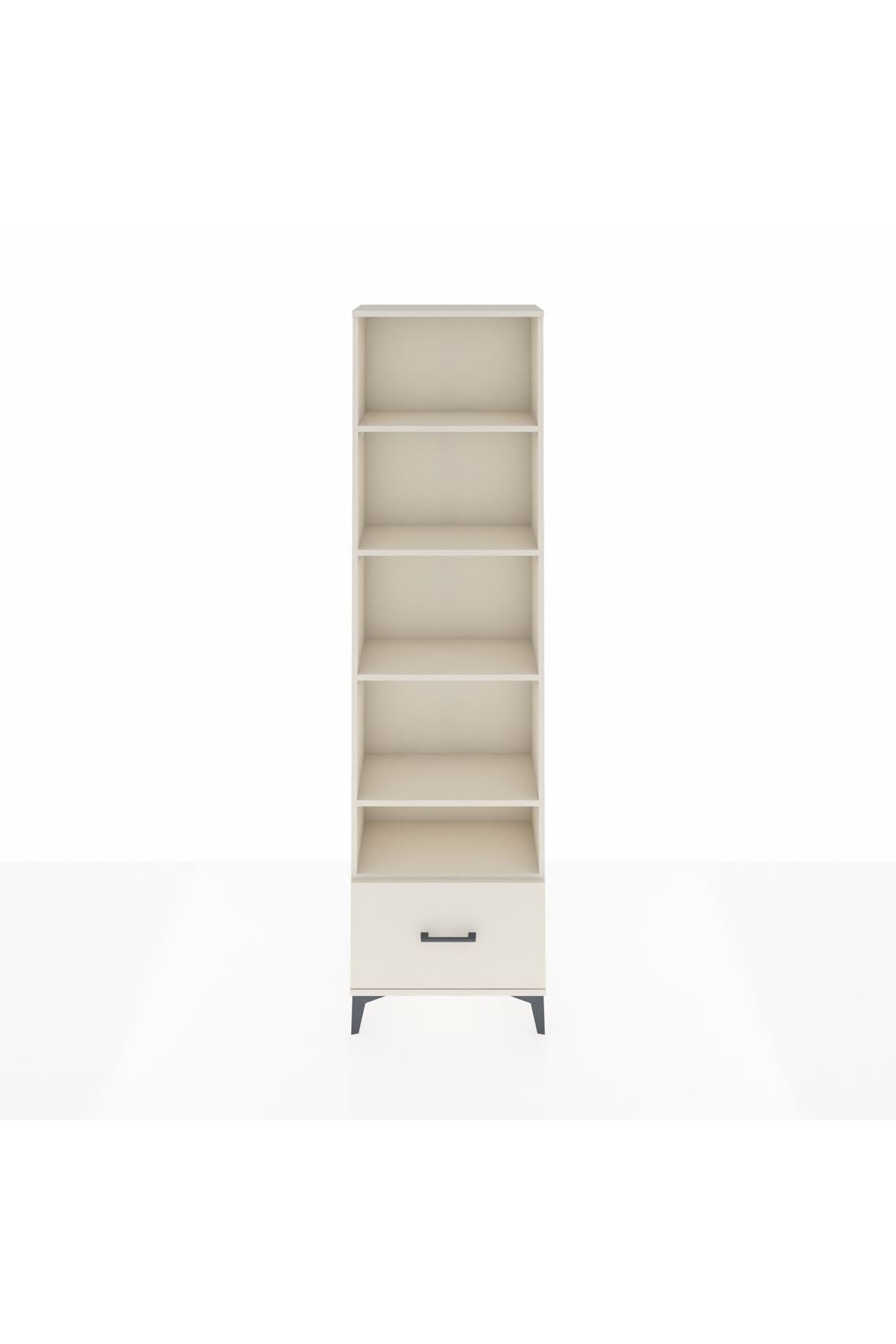 Arges Dolap 5 Raflı Tek Çekmeceli 60x30x221 - S29M012V1A