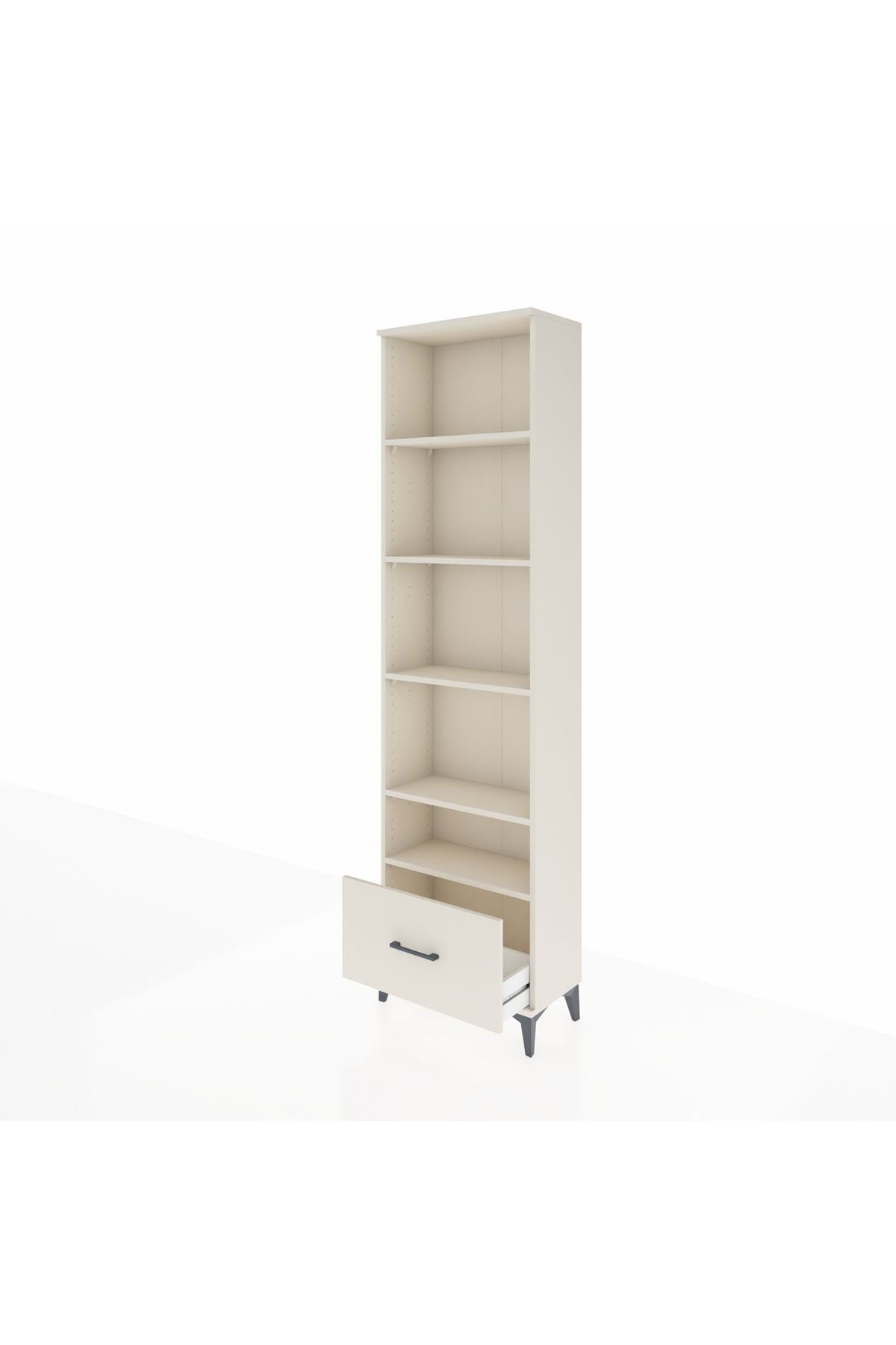 Arges Dolap 5 Raflı Tek Çekmeceli 60x30x221 - S29M012V1A