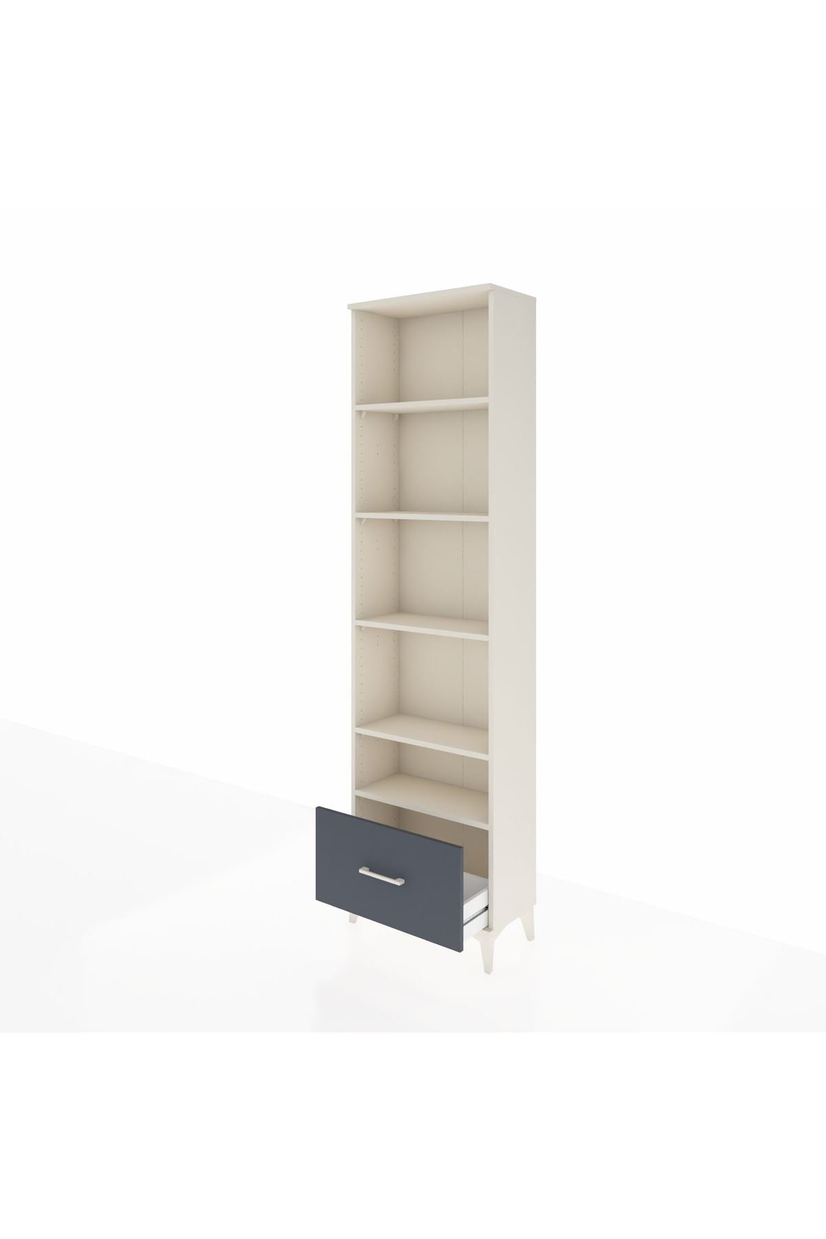 Arges Dolap 5 Raflı Tek Çekmeceli 60x30x221 - S29M012V2A