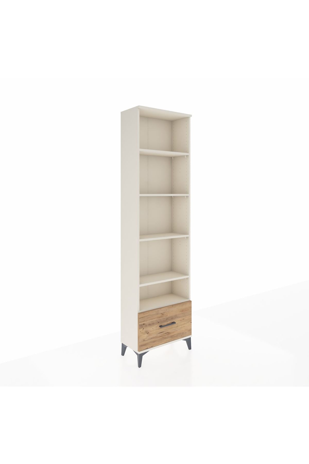Arges Dolap 5 Raflı Tek Çekmeceli 60x30x221 - S29M012V3A