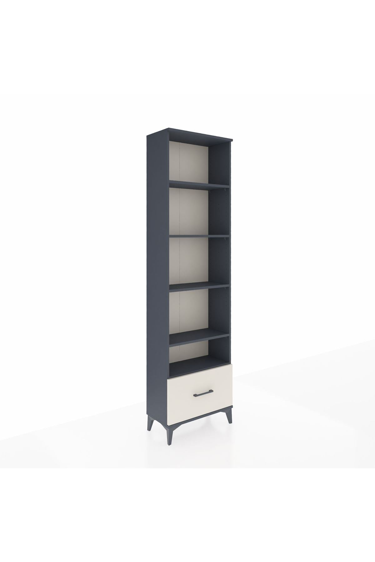 Arges Dolap 5 Raflı Tek Çekmeceli 60x30x221 - S29M012V4A