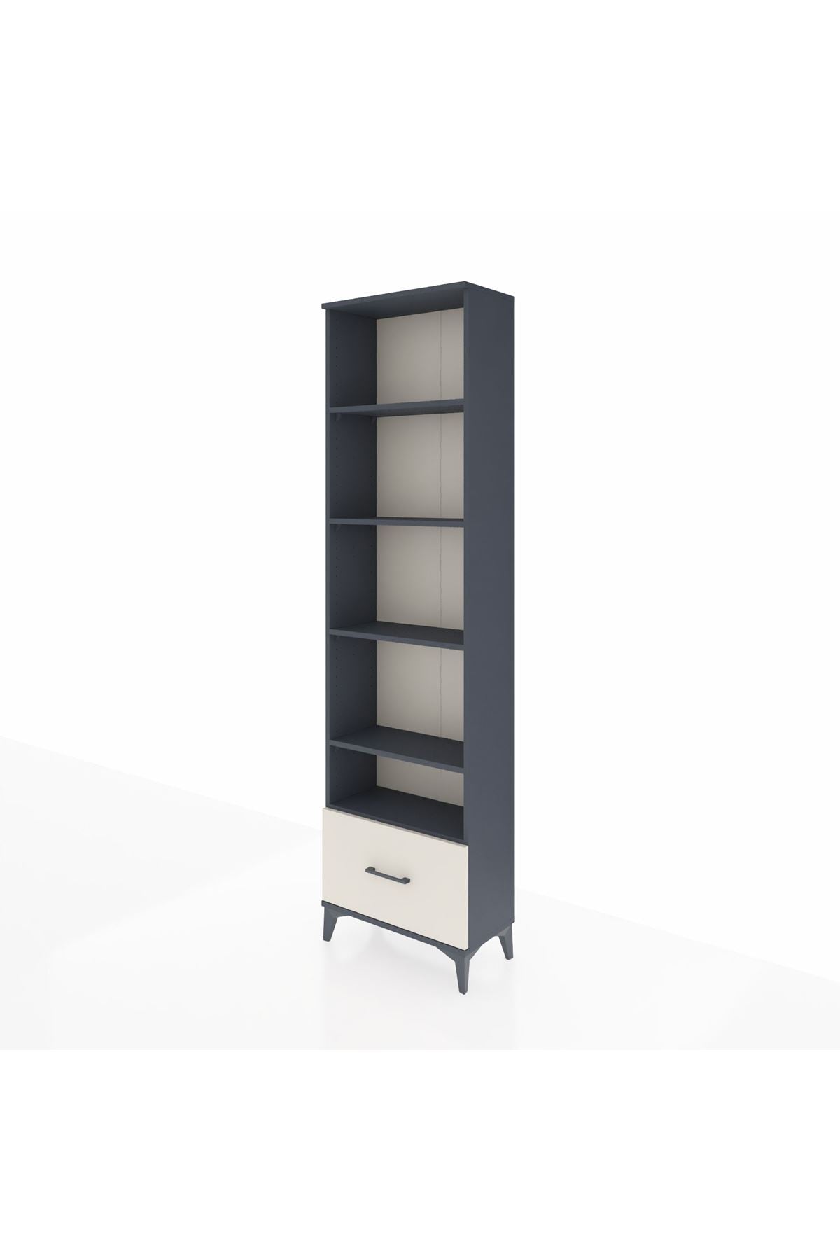 Arges Dolap 5 Raflı Tek Çekmeceli 60x30x221 - S29M012V4A