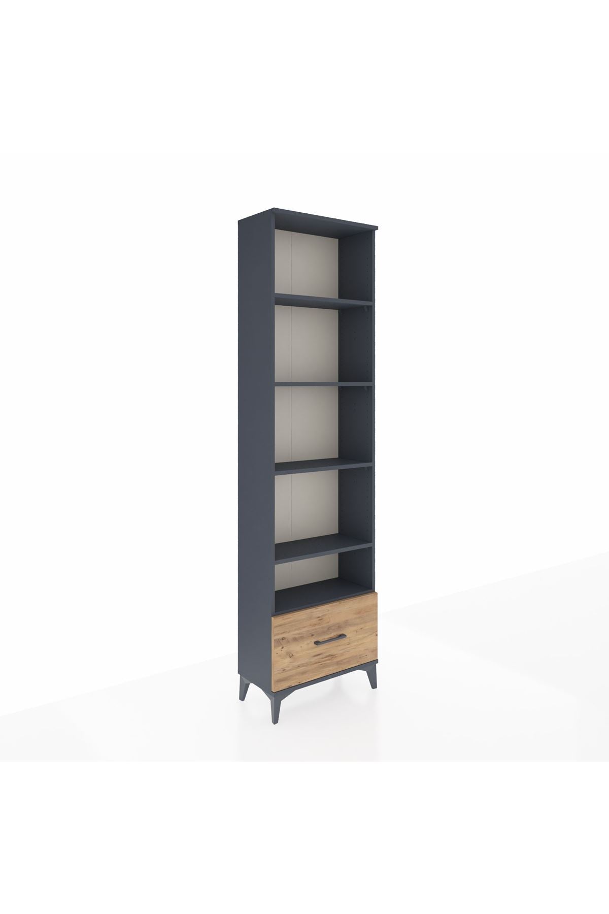 Arges Dolap 5 Raflı Tek Çekmeceli 60x30x221 - S29M012V6A