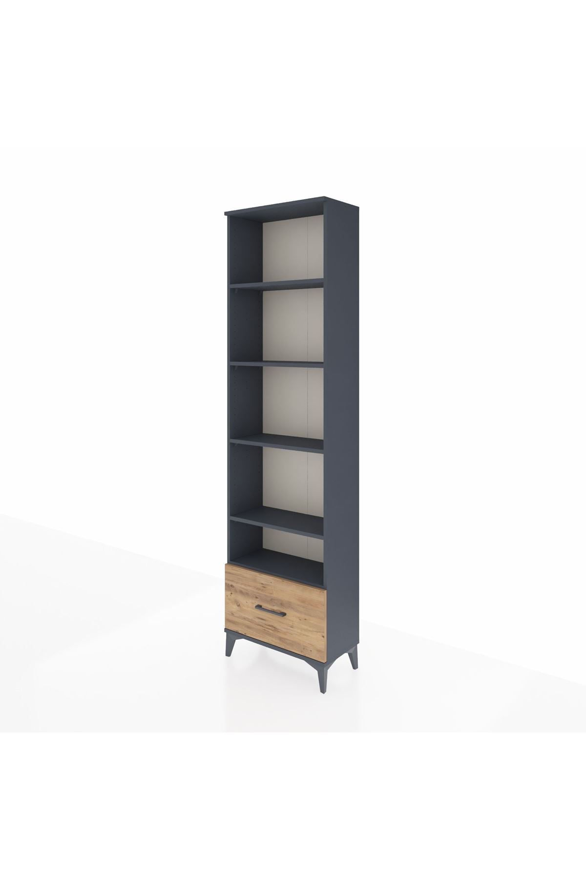 Arges Dolap 5 Raflı Tek Çekmeceli 60x30x221 - S29M012V6A