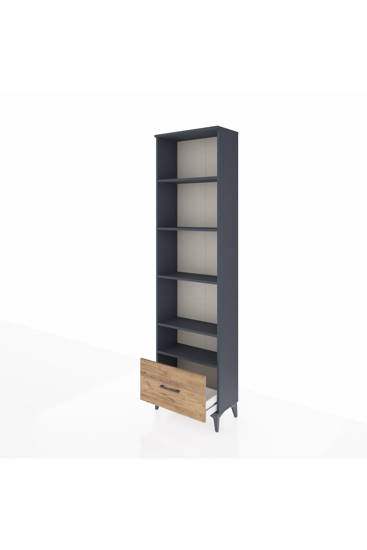 Arges Dolap 5 Raflı Tek Çekmeceli 60x30x221 - S29M012V6A