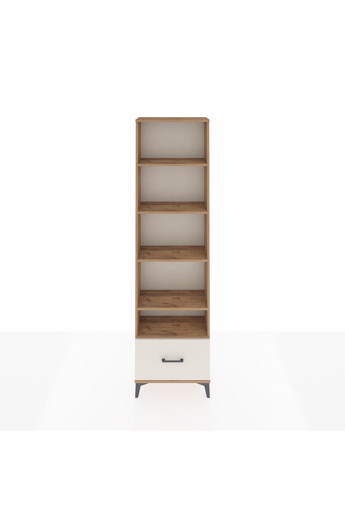 Arges Dolap 5 Raflı Tek Çekmeceli 60x30x221 - S29M012V7A
