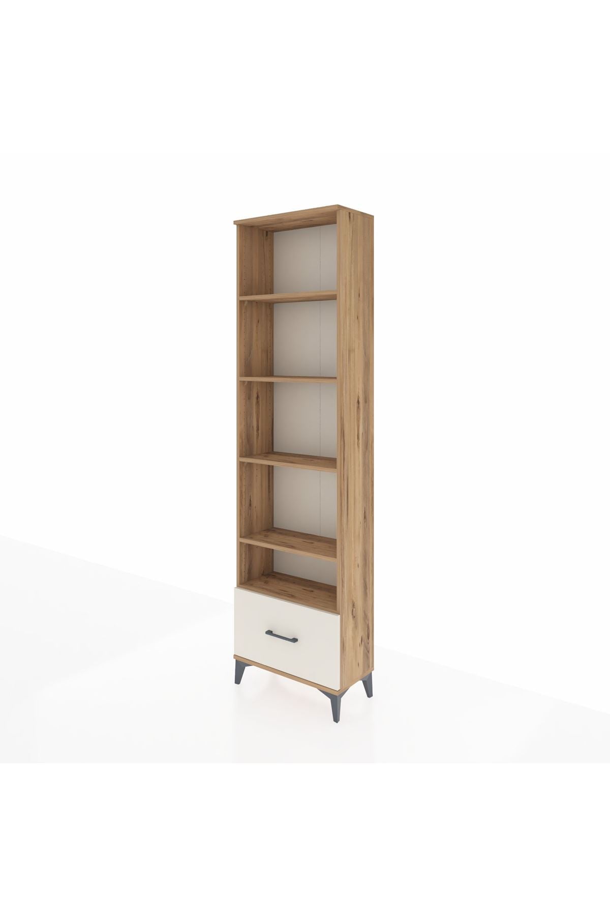Arges Dolap 5 Raflı Tek Çekmeceli 60x30x221 - S29M012V7A