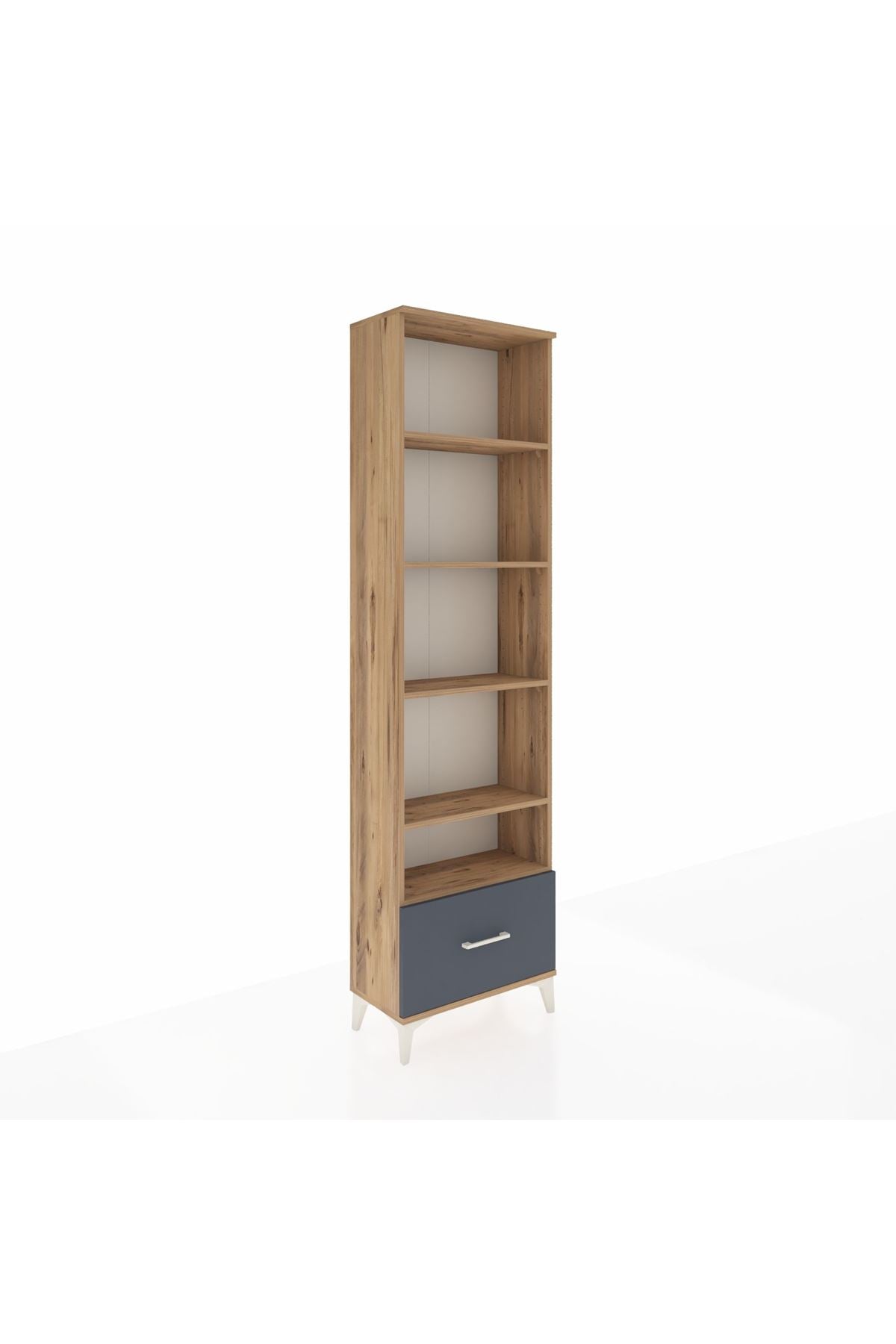 Arges Dolap 5 Raflı Tek Çekmeceli 60x30x221 - S29M012V8A