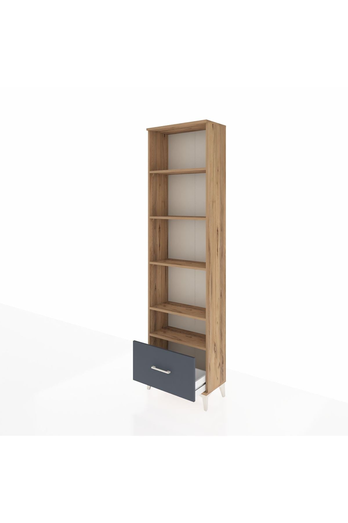 Arges Dolap 5 Raflı Tek Çekmeceli 60x30x221 - S29M012V8A